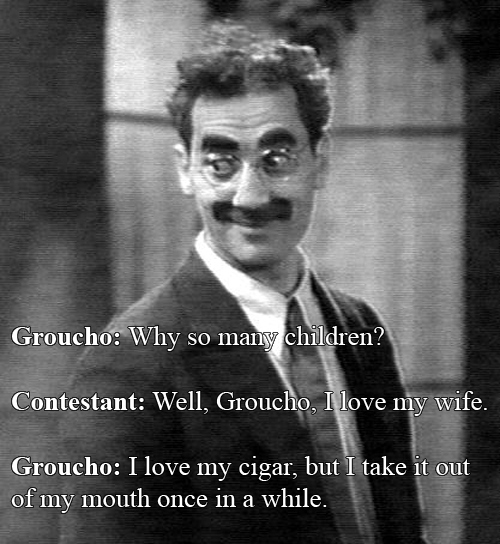 Groucho Marx Vs. A Contestant on "You Bet Your Life"